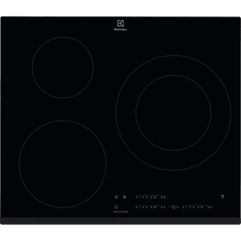 Placa de Inducción Electrolux LIT60342 de 60 cm con 3 Zonas Max 28 cm Función Pausa, Placa-Campana Hob2Hood