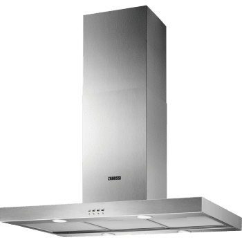 Campana de Techo Zanussi ZHS92450XA Inox tipo Isla de 90 cm a 3 velocidades 400 m³/h Clase D