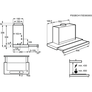 Campana Extraíble Zanussi ZHP92350XA de 90 cm con 3 velocidades a 448 m³/h - 4