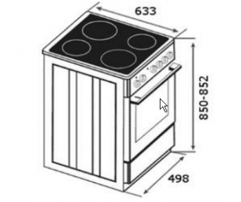 TEKA FS 502 4VE WH COCINA VITROCERAMICA BLANCA 4 ZONAS - 2