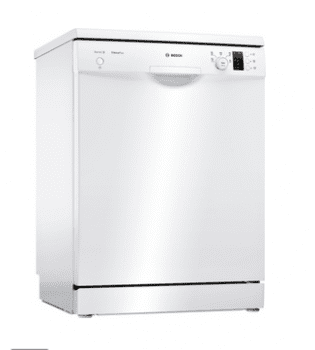 Lavavajillas Bosch SMS25FW07E Blanco de 60 cm con 14 servicios | Motor EcoSilence clase A++ | Serie 2