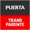 Puerta transparente