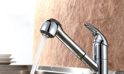 grifo de cocina abatible y extraible