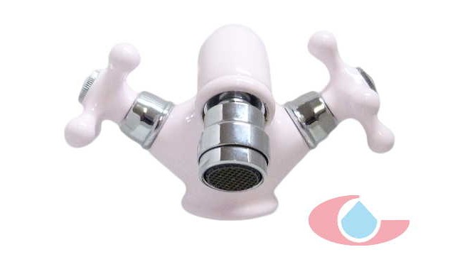 monobloc de bide lujo rosa cromo