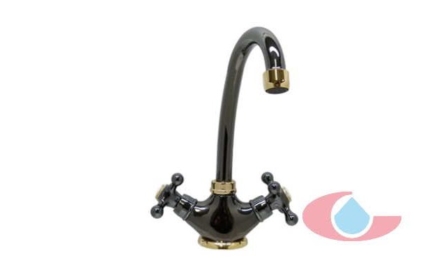monobloc de lavabo ebro grafito oro