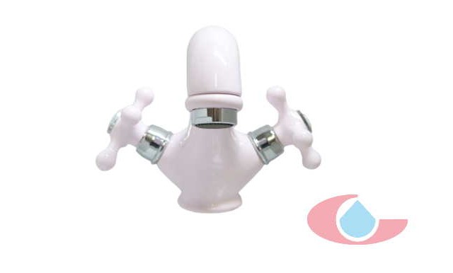 monobloc de lavabo lujo Rosa cromo