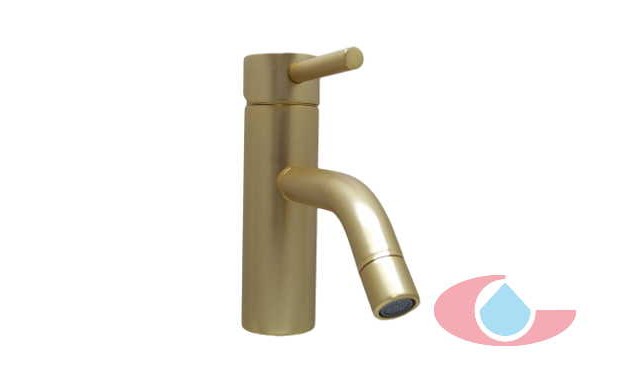 monomando lavabo izas oro mate