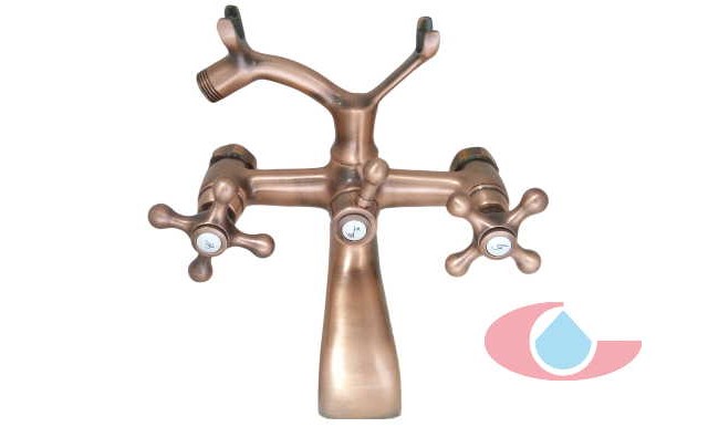 bateria de baño epoca en cobre