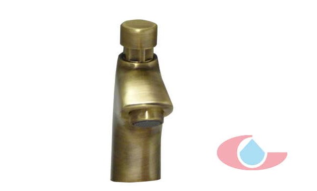 lavabo temporizado en bronce