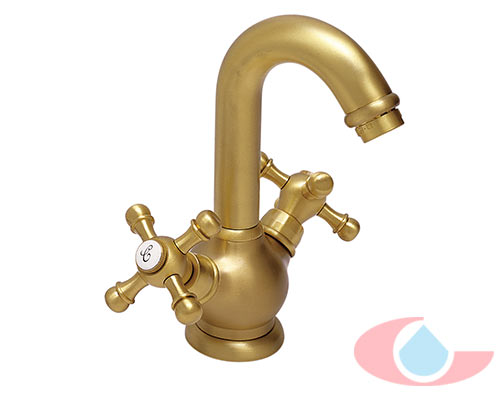 Monomando-lavabo-aragón-latón-mate