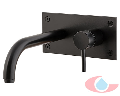 Monomando-lavabo-mural-IZAS-negro