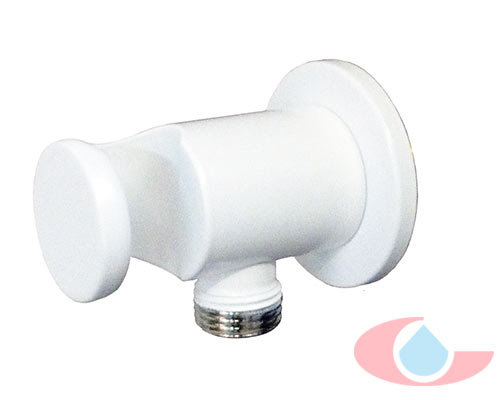 Soporte-de-ducha-Izas-con-toma-de-agua-blanco