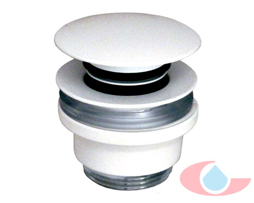 Valvula-clik-clac-adaptable-a-instlaaciones-antiguas,-blanco
