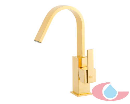 monomando fregadera matisse oro brillo