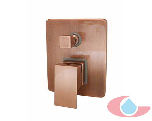Monomando baño empotrar tizziano Cobre