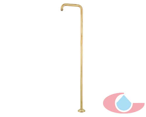 grifo de lavabo a suelo 1 metro en Bronce