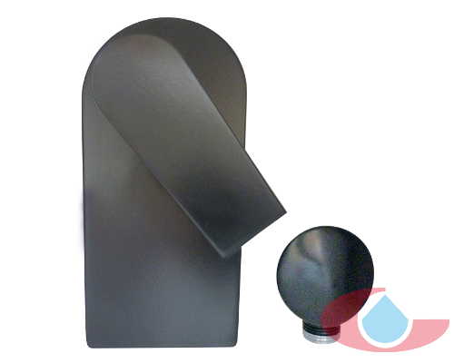 monomando ducha empotrar athenea com toma de agua negro
