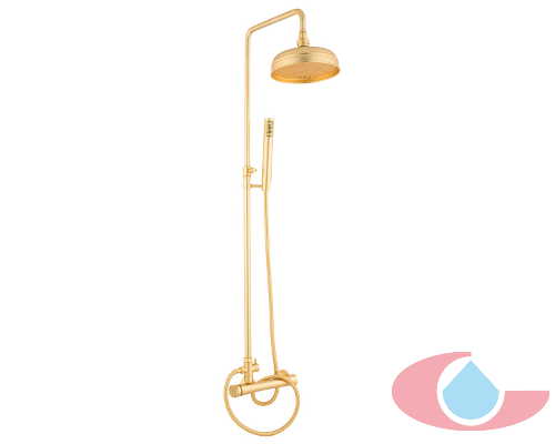 Columna de ducha Athenea Oro Brillo