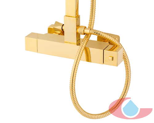 detalle termostatica oro brillo