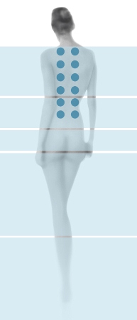 silhouette woman shiatsu