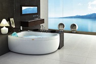 aquasoul offset freestanding