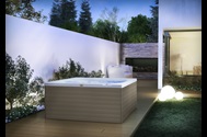 City Spa Hot Tub Freestanding Garden Media