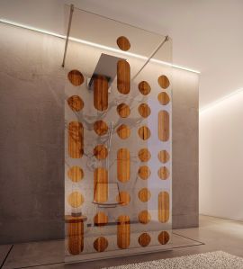 Vidrio madera natural