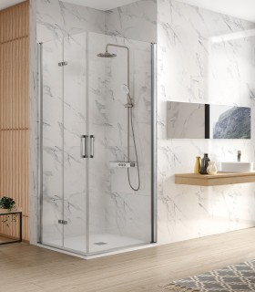 Angular de ducha Nardi plegable + abatible NA305