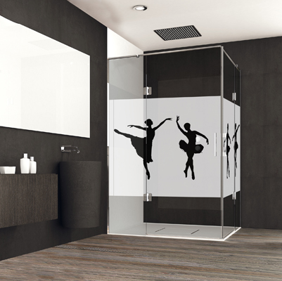 Mampara dise&ntilde;o bailarinas con impresi&oacute;n digital