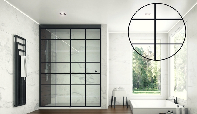 Negro, tendencia en decoración de baños