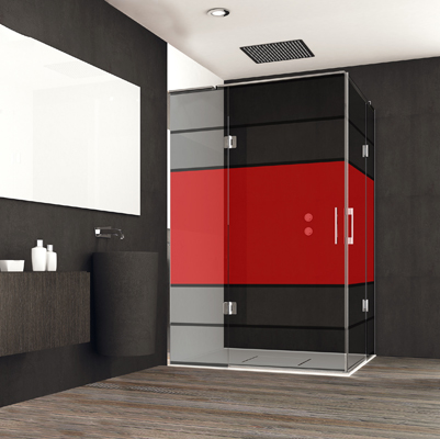 Mamparas para duchas de estilo industrial