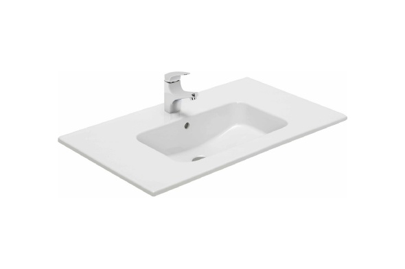 Lavabo à poser sur meuble 61x46 cm.