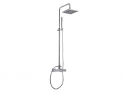 Colonne de douche extensible. Robinetterie thermostatique. Dispositif de sécurité 38º C SafeStop.