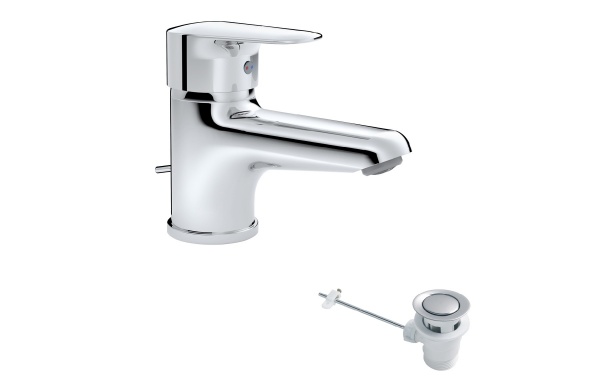 Mitigeur de lavabo avec vidage automatique
