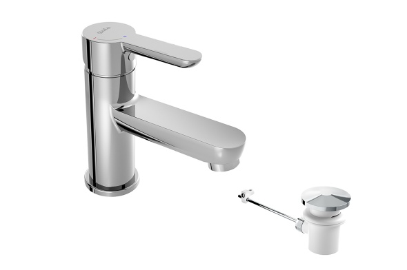 Mitigeur de lavabo avec vidage automatique
