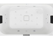 Sensitive Flex Center Comfort. Hydromassage Eau+Air 180x100. Sans tablier