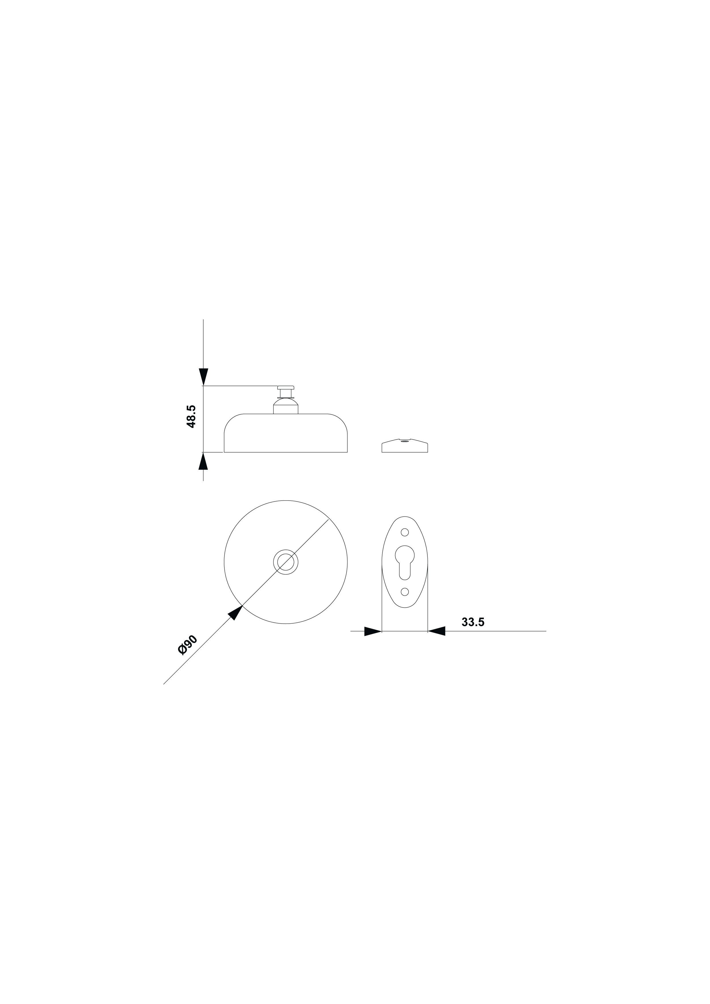 Corde à ligne rétractable 244 cm.