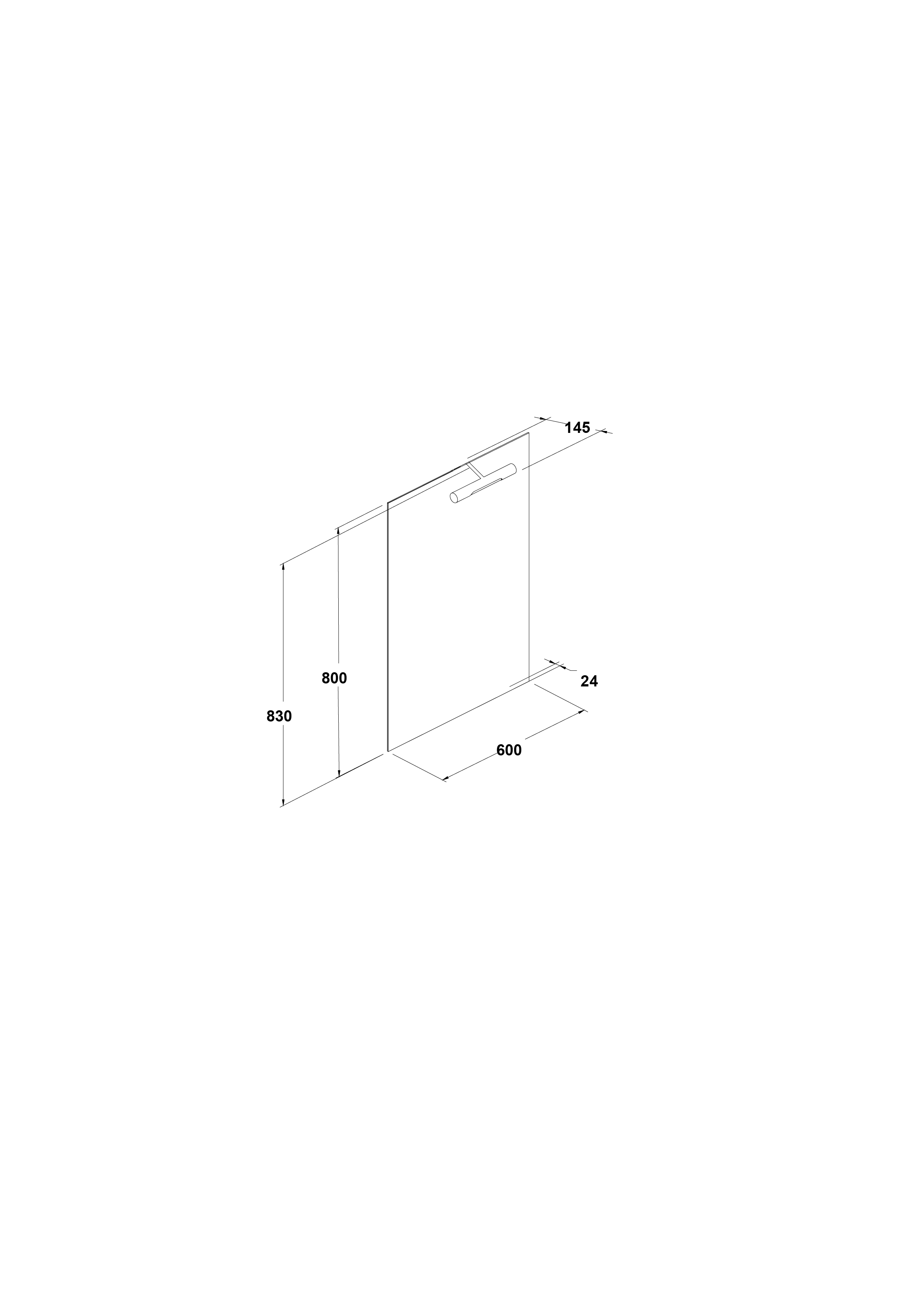 Espejo 60x80 cm.