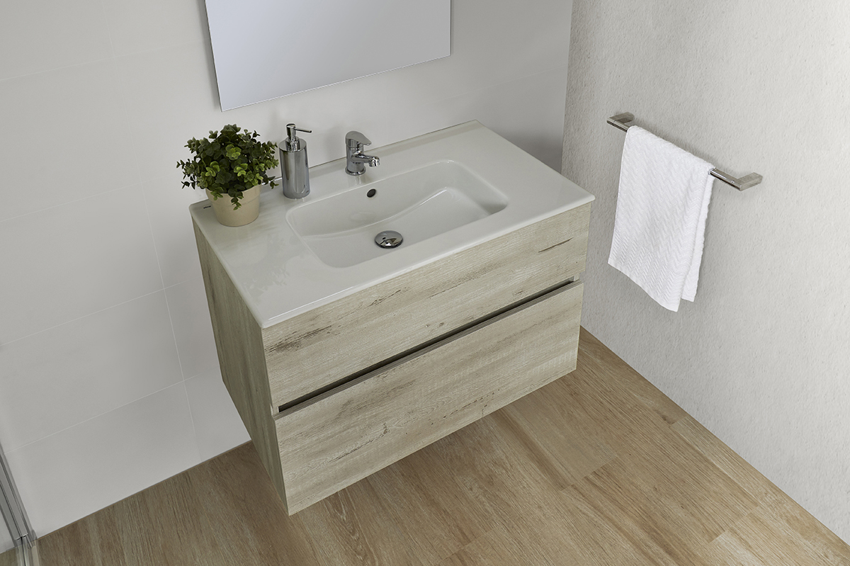 Conjunto Jade 80 cm. (lavabo Smile)