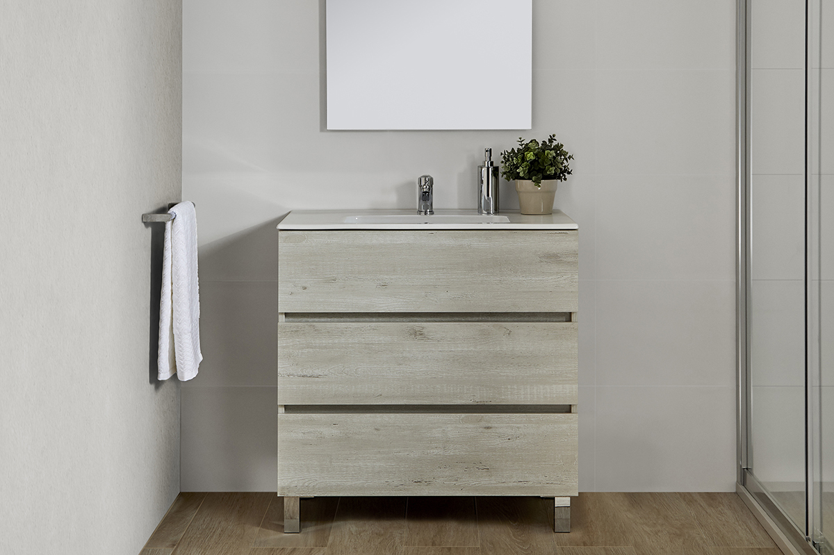 Ensemble Jade 80 cm. (lavabo Smile)