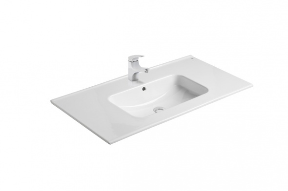 Lavabo à poser sur meuble 91x46 cm.