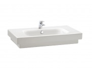 Lavabo vasque centrée 80x47,5 cm.