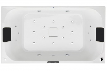 Sensitive Flex Center Comfort. Hydromassage Eau+Air 180x100. Sans tablier