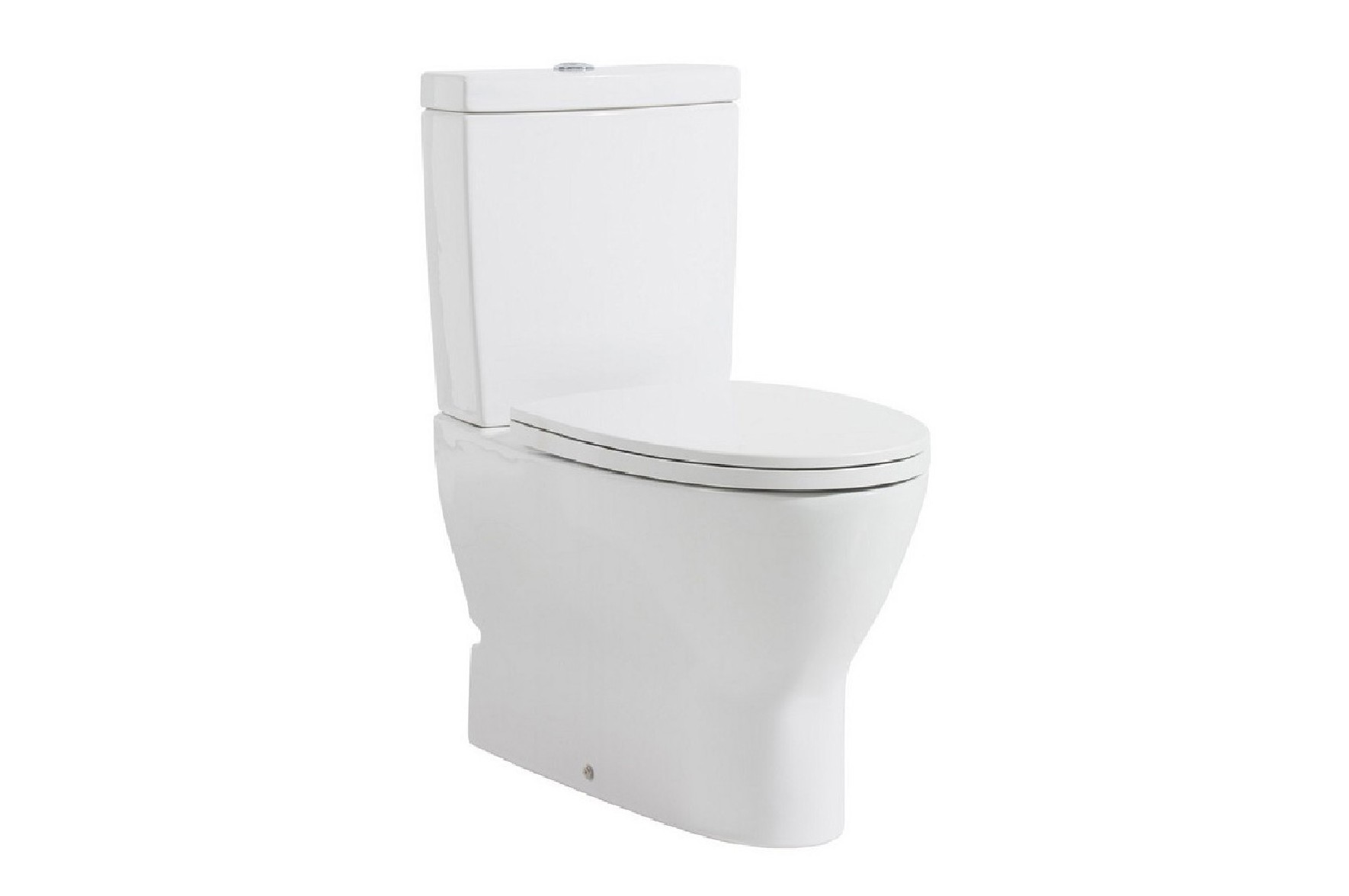 Réservoir attenant double poussoir 6/3 litres. Alimentation inférieure gauche