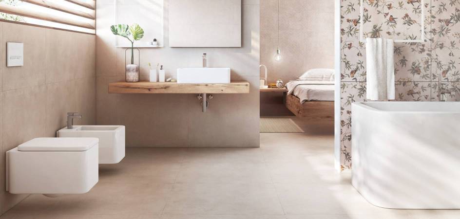 Estilo minimal en el baño