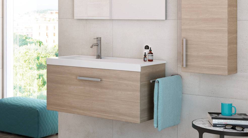 Mueble de baño Prisma de Roca para gran almacenaje