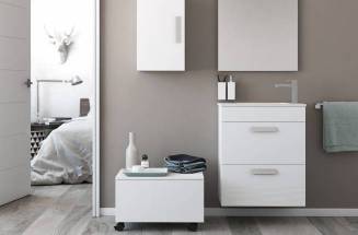 Baño moderno y funcional con productos Roca