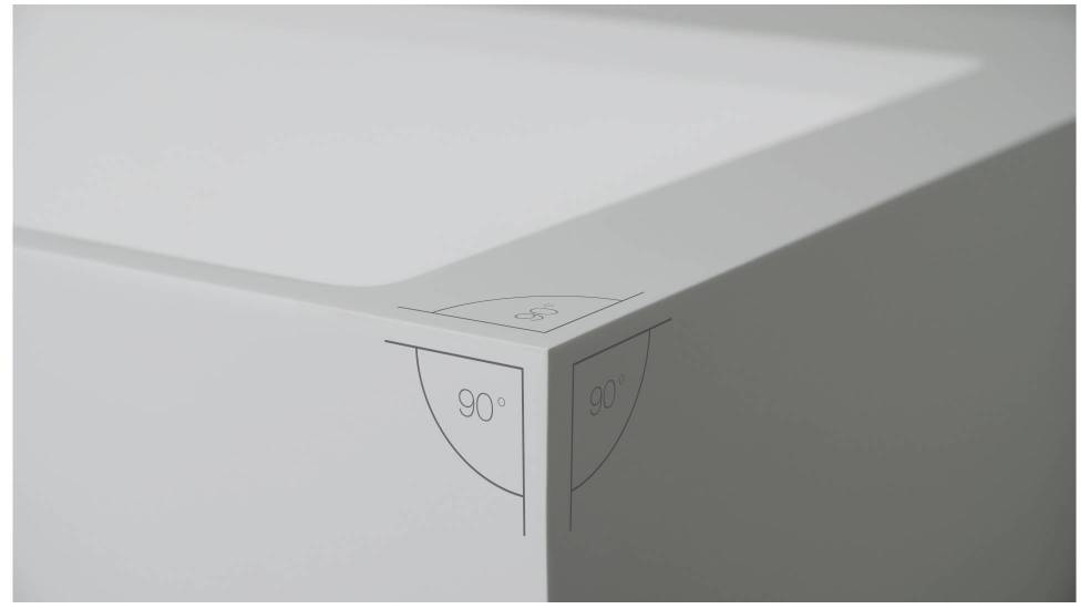 Lavabo Modo de Roca fabricado en Surfex®