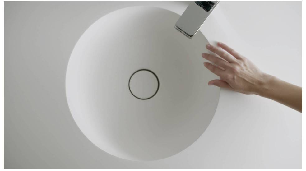 Lavabo Modo de Roca fabricado en Surfex®