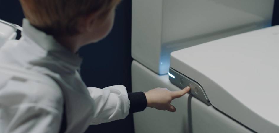 Inodoro inteligente In-Wash de Roca